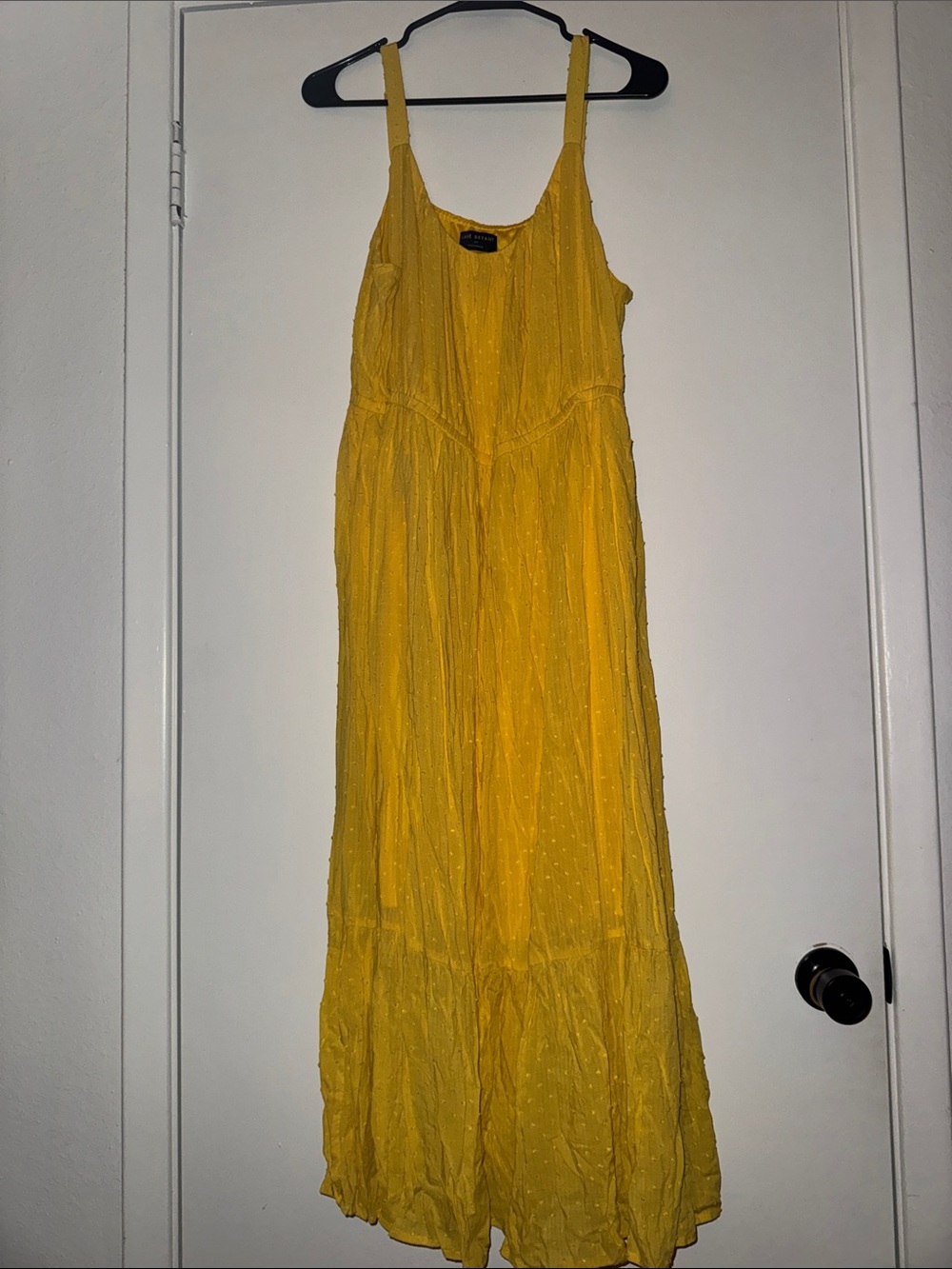 Lane Bryant Bright Yellow Sleeveless Midi Dress